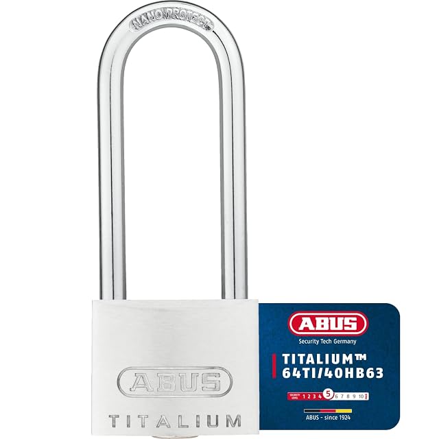 Lucchetto ABUS Titalium 64TI con arco alto
