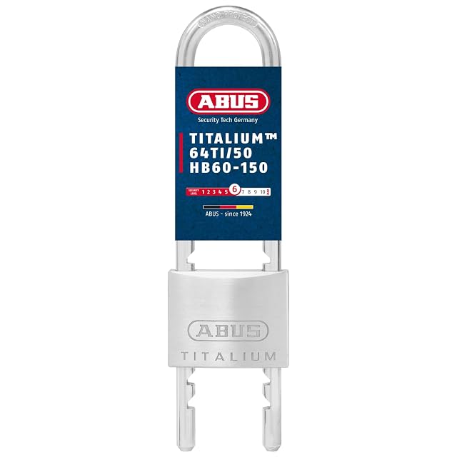 Lucchetto ABUS Titalium con arco lungo estensibile