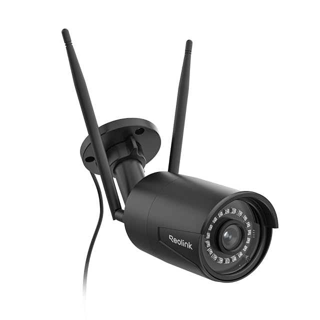 Telecamera bullet fissa Reolink RLC-510WA con due antenne