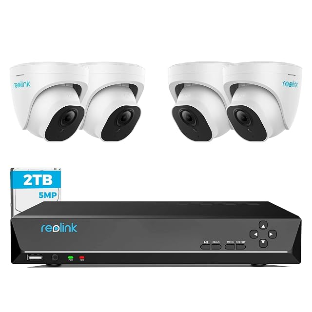 Kit di telecamere dome PoE da 5 MP Reolink
