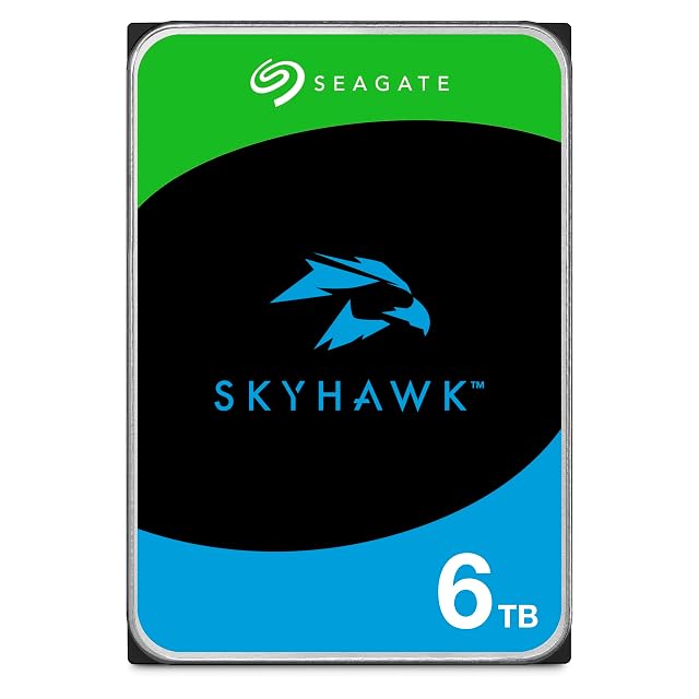 Disco per videosorveglianza Seagate SkyHawk da 6 TB
