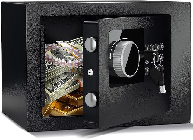 Piccola cassaforte elettronica domestica SINZUX