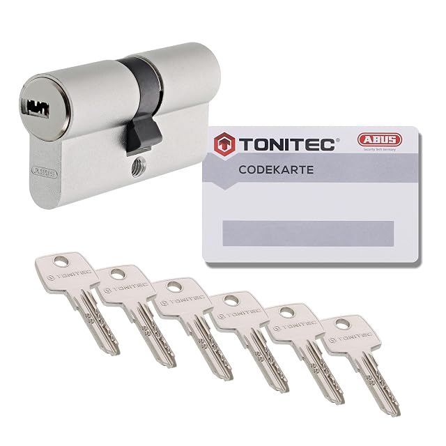 Cilindro europeo ToniTec TEC440 in finitura anodizzata