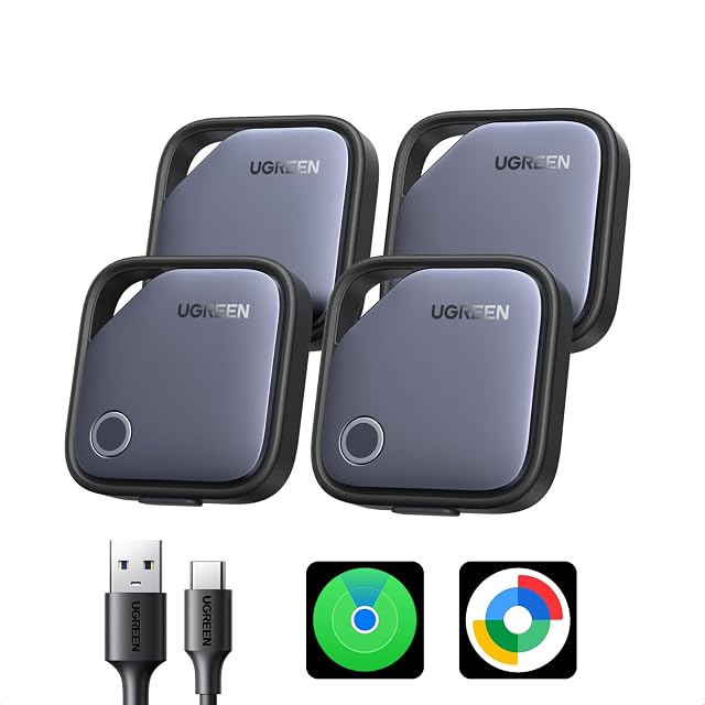 Localizzatori UGREEN FineTrack Duo, confezione da quattro